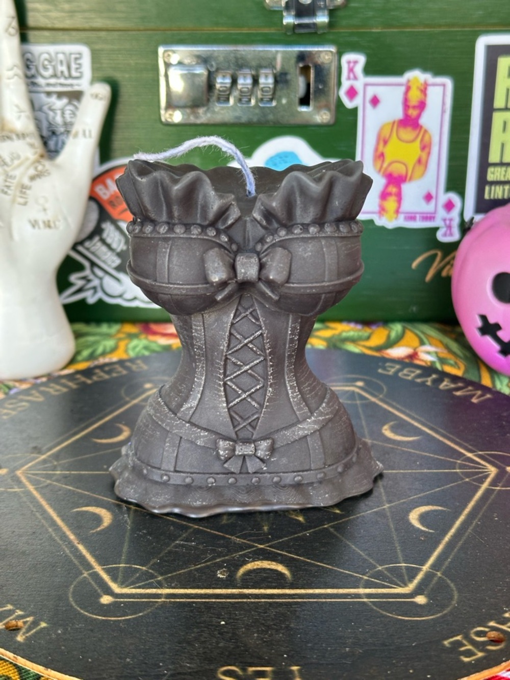 Shadow Corset Candle – Midnight Edition